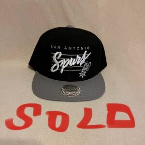 SOLD - NWT MITCHELL & NESS SAN ANTONIO SPURS SnapBack Cap